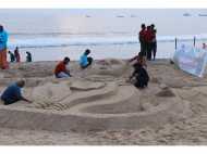 ബാലാവകാശത്തിന്റെയും ബാലസുരക്ഷയുടെയും പ്രാധാന്യം; മണല്‍ശില്‍പ പ്രദര്‍ശനം