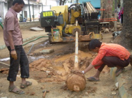 ഭൂമിക്കടിയില്‍ വലിയ കുഴിടയെടുത്തുള്ള നിര്‍മ്മാണം നഗരസഭ തടഞ്ഞു, കാരണം കാണിക്കല്‍ നോട്ടീസ് നല്‍കും