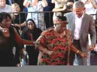 ഒബാമയുടെ നൃത്തച്ചുവടുകള്‍ കണ്ടിട്ടുണ്ടോ? അതും മുത്തശ്ശിക്കൊപ്പം!! കൈയ്യടിച്ച് ലോകം, വീഡിയോ