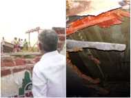 പറന്നുയരുന്നതിനിടെ എയര്‍ ഇന്ത്യ വിമാനം വിമാനത്താവളത്തിന്റെ മതില്‍ ഇടിച്ചു തകര്‍ത്തു