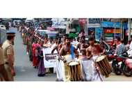 ചരിത്രത്തെ വീണ്ടെടുത്ത്  ചരിത്ര പ്രദര്‍ശനം: ക്ഷേത്രപ്രവേശനം, വില്ലുവണ്ടി സമരവും കല്ലുമാല സമരവും!