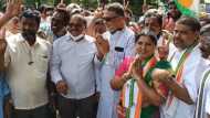 ജെഡിഎസിനെ തറപറ്റിച്ച് കോണ്‍ഗ്രസ്, കൂറ്റന്‍ വിജയം; മൈസൂരില്‍ ഭരണം പിടിക്കുമോ? ആകെ 20 സീറ്റുകള്‍