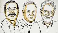ഭൗതികശാസ്ത്ര നൊബേല്‍ മൂന്ന് പേര്‍ക്ക്; പുരസ്‌കാരം ക്വാണ്ടം മെക്കാനിക്‌സിലെ ഗവേഷണത്തിന്