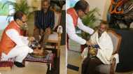 ജനരോഷം ശക്തം; ആദിവാസി യുവാവിന്റെ കാൽ കഴുകി മാപ്പ് പറഞ്ഞ് മുഖ്യമന്ത്രി ശിവരാജ് സിംഗ് ചൗഹാൻ