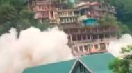 ഹിമാചൽ പ്രദേശിലെ കുളുവിൽ വൻ മണ്ണിടിച്ചിൽ; നിരവധി വീടുകൾ തകർന്നുവീണു
