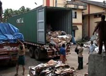 Rotten food and garbage