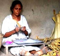 woman play with fire