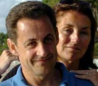 Sarkozy with former wife Cecilia