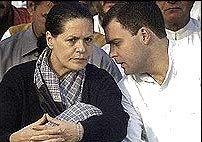 Sonia with Rahul