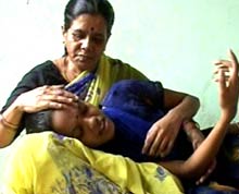 Vasanthi with her Mother Gita