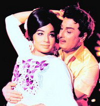 Jayalalitha and MGR on screen