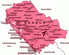 Kannur District Map