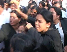 Orissa lawyers protesting 