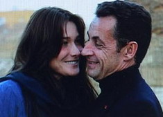 Sarkozy with Bruni