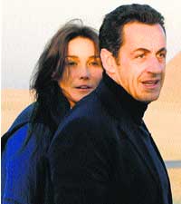 sarkozy with bruni