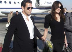 sarkozy with bruni