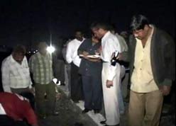 At least 16 people were crushed to death under a train in Surat