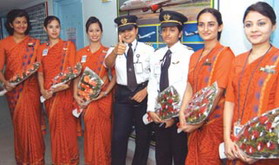 Captain M Deepa and team