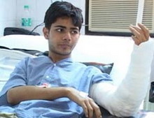 Ameesh Jaisinghania is in hospital 