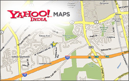 Yahoo map