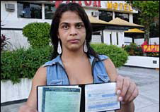 Albertino is accused of taking the footballer's documents