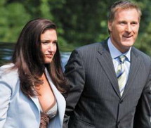 Maxime Bernier with ex-girlfriend Julie Couillard