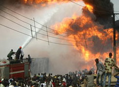 Lagos pipeline blast 