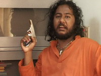 Bhadrananda opens fire at police station