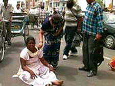 Paramjit Kaur protests in Moga 