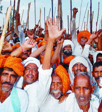 Gujjar protesters