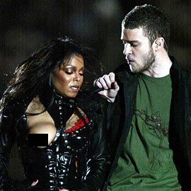 Jackson's wardrobe malfunction.