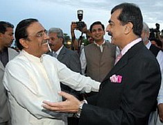 Asif Ali Zardari And Usef Geelani