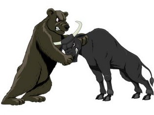 Sensex below 10,000 on recession fears