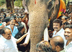 Gajaraja title on Jayaram Kannan