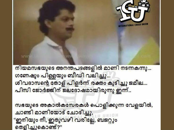 നിയമസഭയുടെ അന്തപദങ്ങളില്