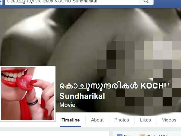 കൊച്ചുസുന്ദിരകള് പേജിന് പറ്റിയത്