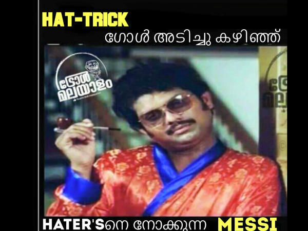 ഹാട്രികിന് ശേഷം മെസ്സി