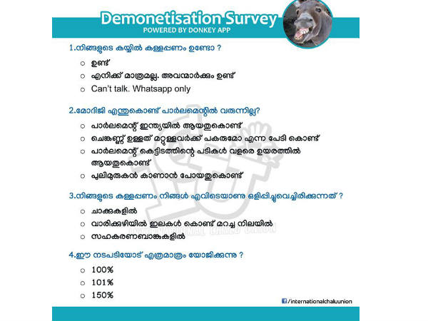 ഒരു പാരഡി സര്വ്വേ