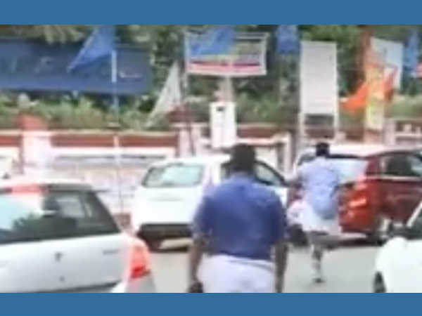 ഹോണടി കേട്ടപ്പോൾ ഓടി