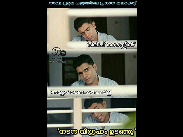 നടന വിഗ്രഹം ഉടഞ്ഞു