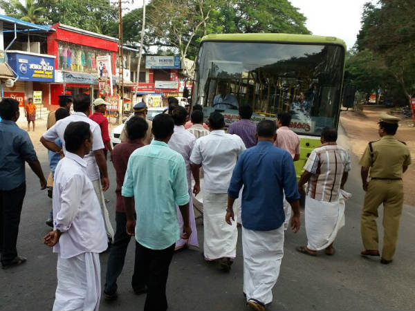 ഹര്ത്താലിന്റെ ദുരിതം നേരിട്ടു