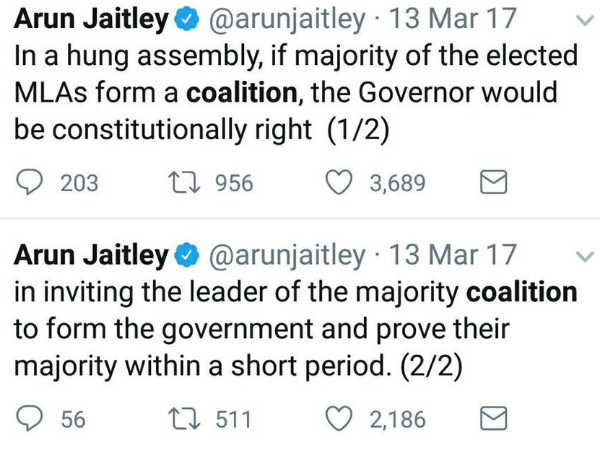 ഭൂരിപക്ഷമുള്ള സഖ്യം