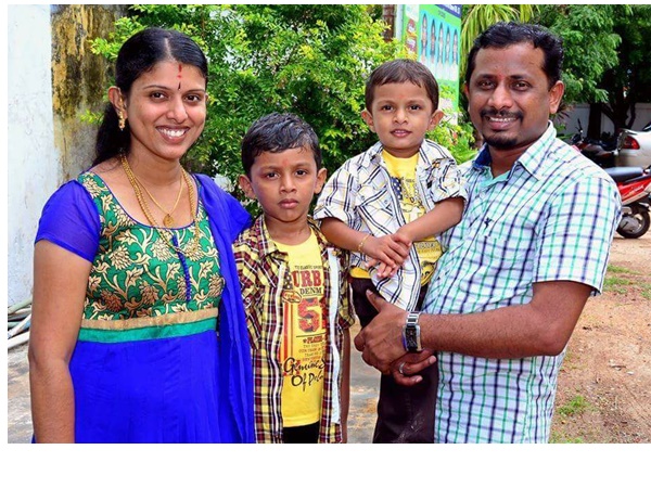 ശോഭിനിയും കുടുംബവും
