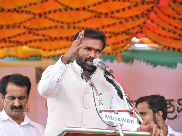 ശ്രീരാമുലുവിന്റെ രാജി