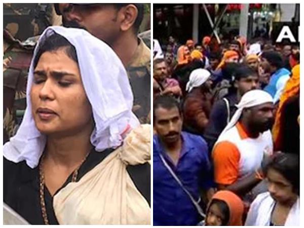 ഇരുമുടിക്കെട്ടിലെ സാനിറ്ററി പാഡ്