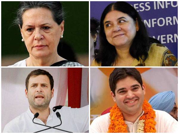 നെഹ്രു കുടുംബത്തില് നിന്ന് നാല് പേര്
