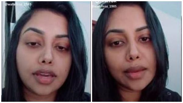 വഫയുടെ ടിക് ടോക് വീഡിയോ