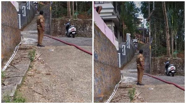 ഫയർ ഫോഴ്സിനെ ഇറക്കി