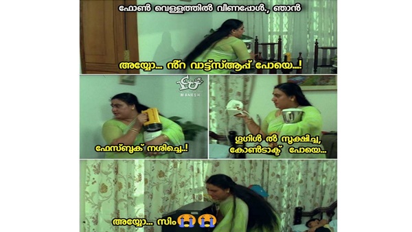ഫോണ് വെള്ളത്തില് വീണാല്