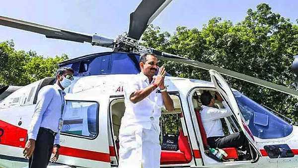 സുരേന്ദ്രന്റെ ഹെലികോപ്റ്റര്